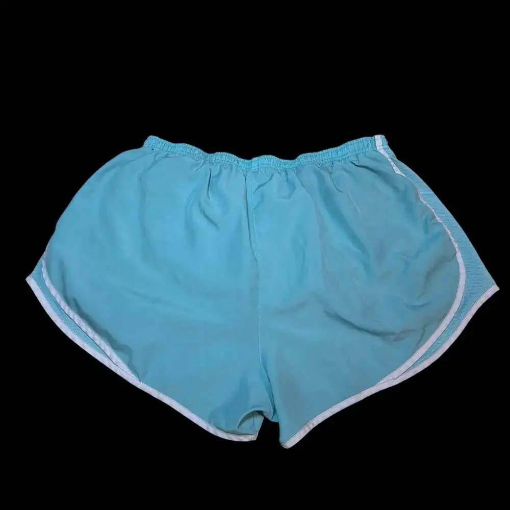 Nike Women's Light Blue Dri-Fit Athletic Running Shorts Size XXL